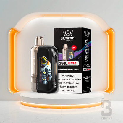 Jednorazówki - E papieros - Polska - Al Fakher - Crown Bar Ultra - 25K - Blackcurrant Ice - Najtańsze