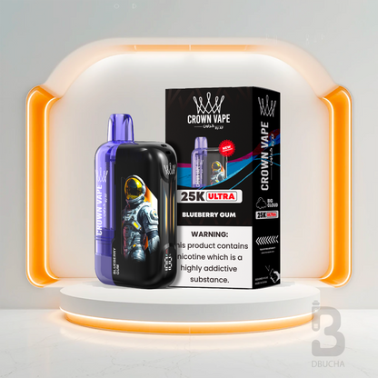 Jednorazówki - E papieros - Polska - Al Fakher - Crown Bar Ultra - 25K - Blueberry Gum - Najtańsze