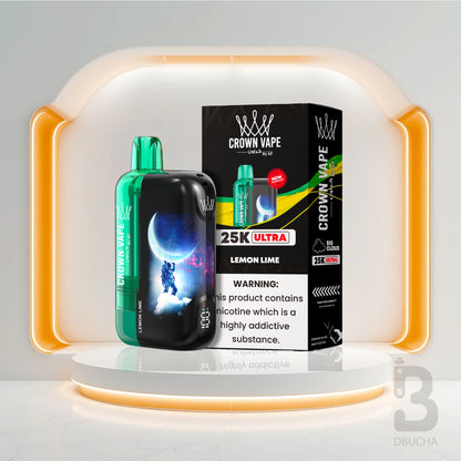 Jednorazówki - E papieros - Polska - Al Fakher - Crown Bar Ultra - 25K - Lemon Lime - Najtańsze