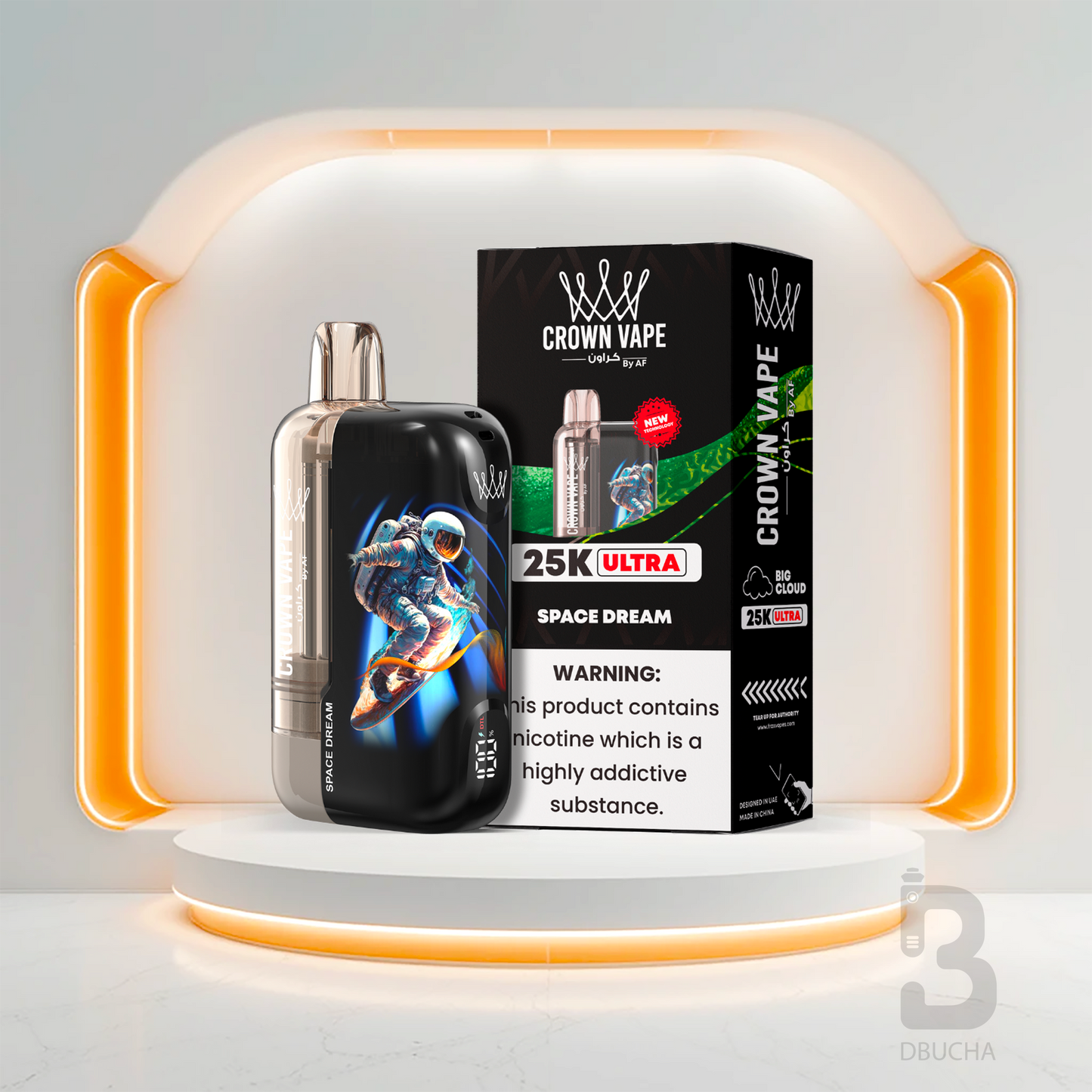 Jednorazówki - E papieros - Polska - Al Fakher - Crown Bar Ultra - 25K - Space Dream - Najtańsze