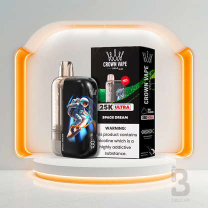 Jednorazówki - E papieros - Polska - Al Fakher - Crown Bar Ultra - 25K - Space Dream - Najtańsze