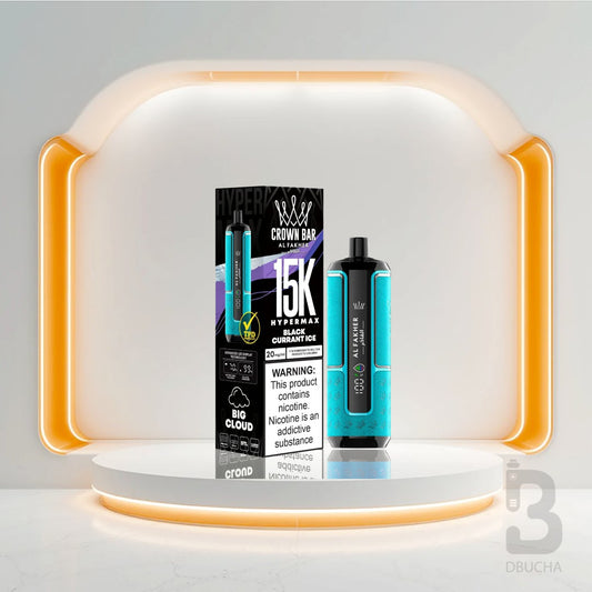 Jednorazówki - E papieros - Polska - Al Fakher - HyperMax - 15K - Black Currant Ice - Najtańsze