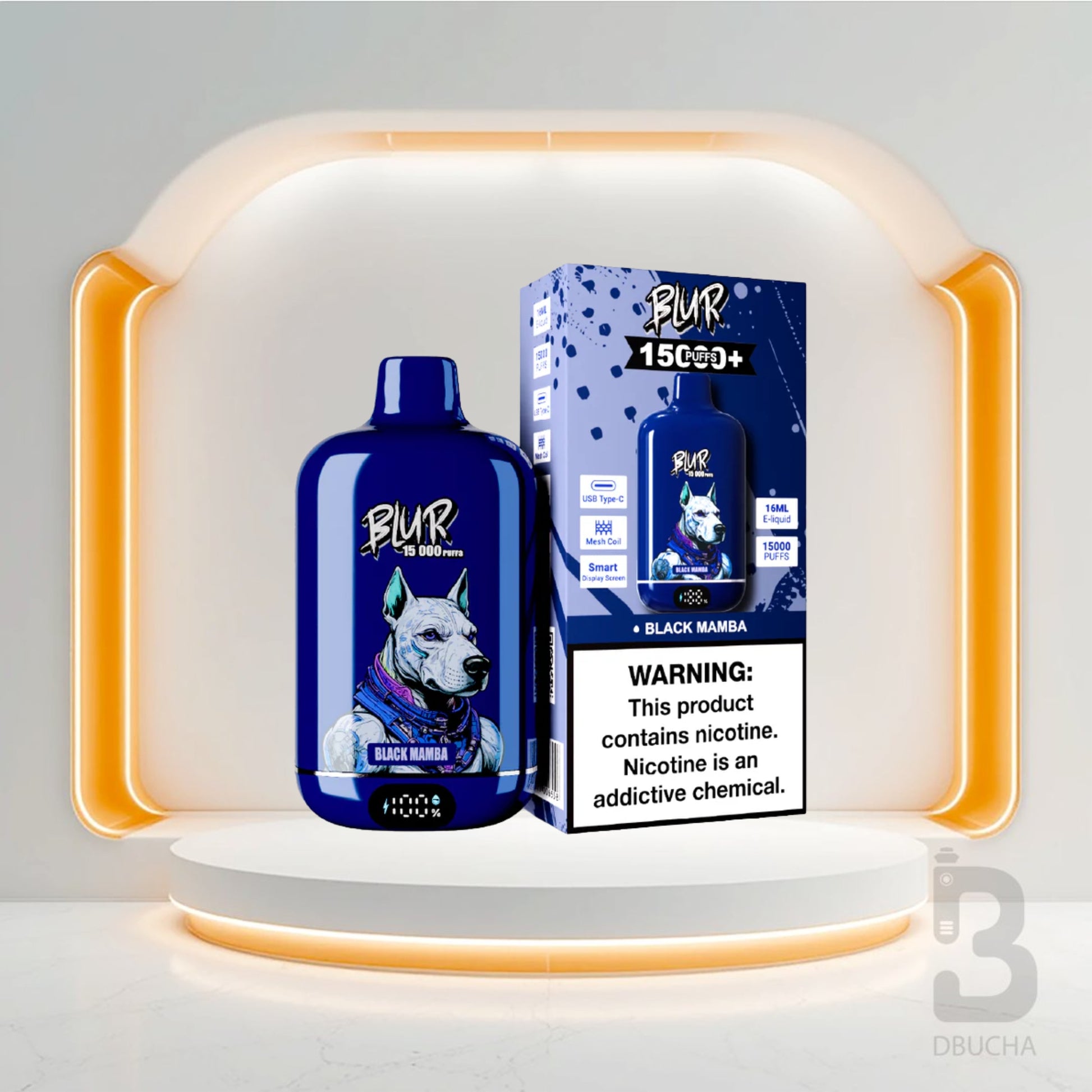 Jednorazówki - E papieros - Polska - Blur 15000 - 15K - Black Mamba - Najtańsze