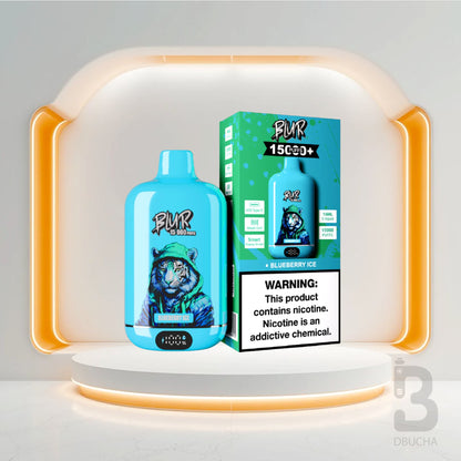 Jednorazówki - E papieros - Polska - Blur 15000 - 15K - Blueberry Ice - Najtańsze