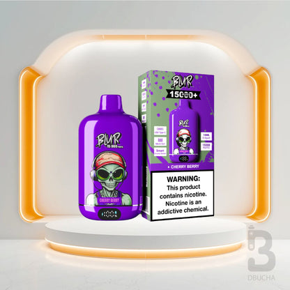 Jednorazówki - E papieros - Polska - Blur 15000 - 15K - Cherry Berry - Najtańsze