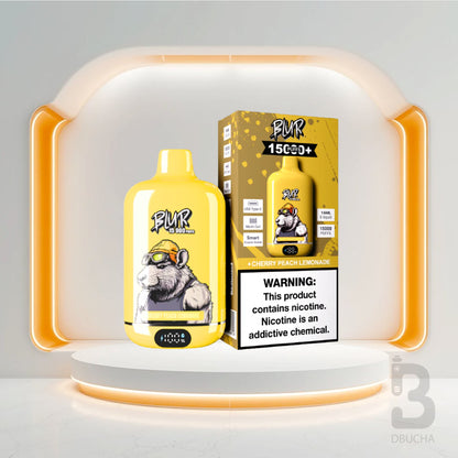 Jednorazówki - E papieros - Polska - Blur 15000 - 15K - Cherry Peach Lemonade - Najtańsze