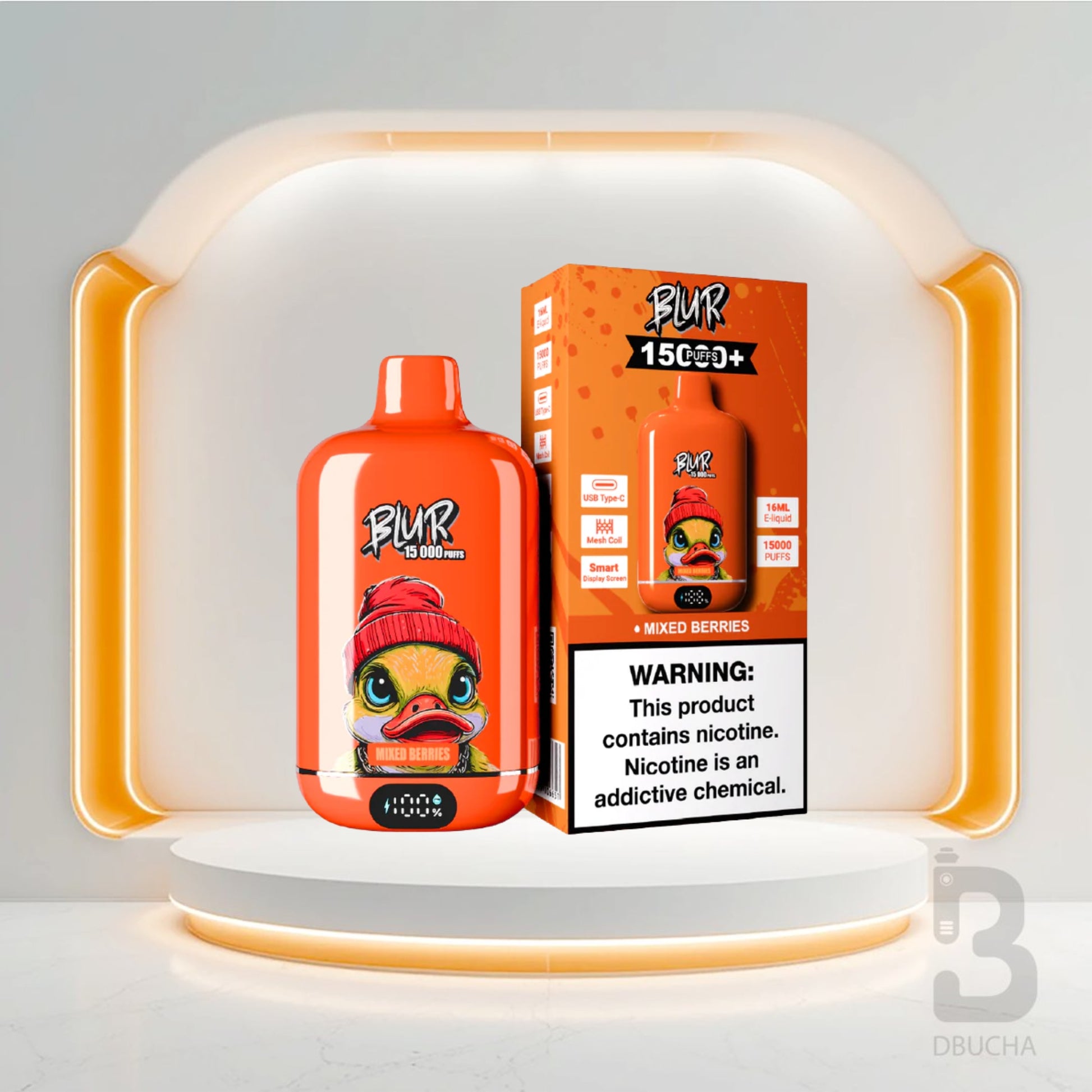 Jednorazówki - E papieros - Polska - Blur 15000 - 15K - Mixed Berries - Najtańsze