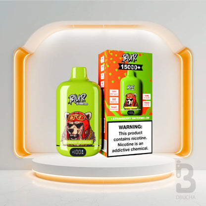 Jednorazówki - E papieros - Polska - Blur 15000 - 15K - Strawberry Watermelon - Najtańsze