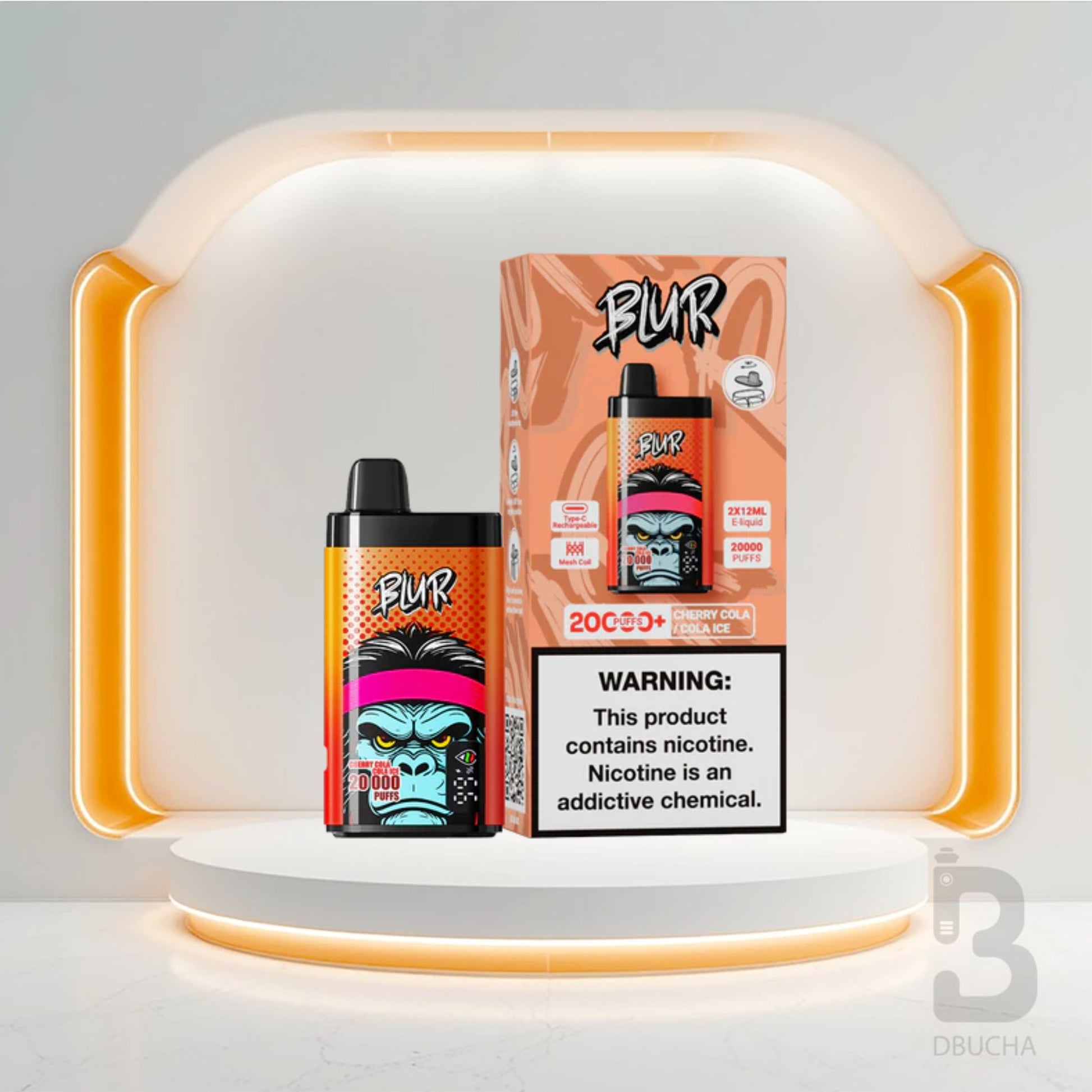 Jednorazówki - E papieros - Polska - Blur 20000 - 20K - Cherry Cola & Cola Ice - Najtańsze