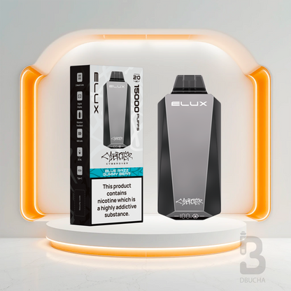 Jednorazówki - E papieros - Polska - Elux - Cyberover - 15K - Blue Razz Gummy Bear - Najtańsze