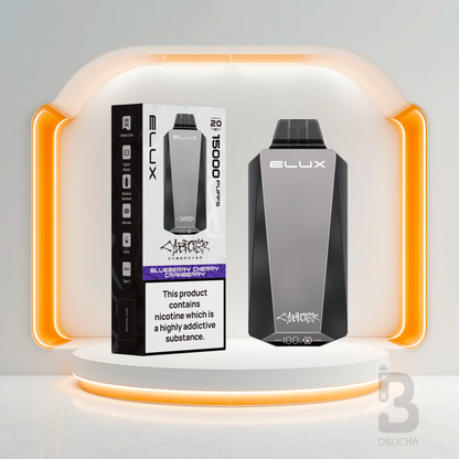 Jednorazówki - E papieros - Polska - Elux - Cyberover - 15K - Blueberry Cherry Cranberry - Najtańsze