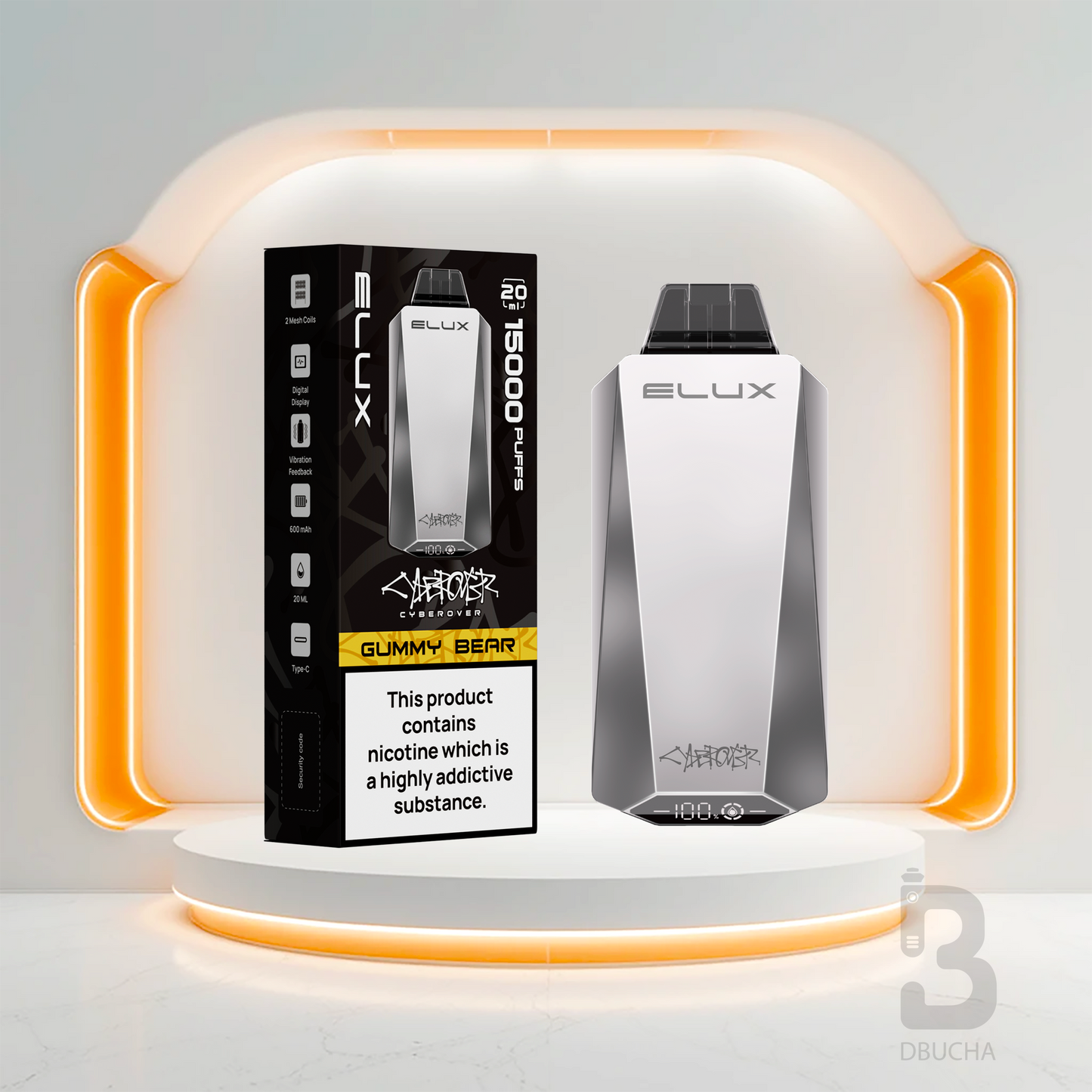 Jednorazówki - E papieros - Polska - Elux - Cyberover - 15K - Gummy Bear - Najtańsze