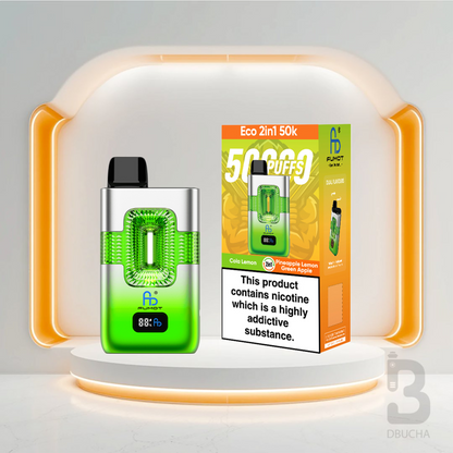 Jednorazówki - E papieros -Fumot-Eco-2-w-1-50K -Cola Lemon Pineapple Lemon Green Apple- Najtańsze