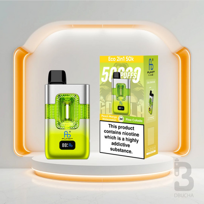 Jednorazówki - E papieros -Fumot-Eco-2-w-1-50K -Peach Mango Watermelon Pina Colada - Najtańsze