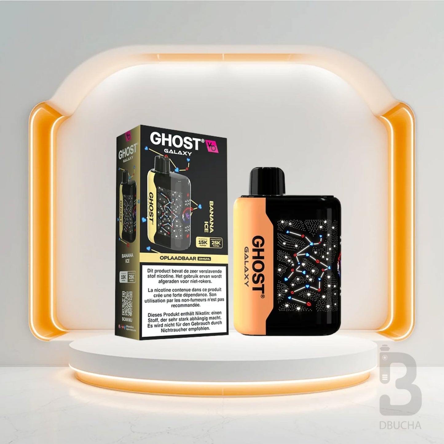 Jednorazówki - E papieros - Polska - Ghost - Galaxy - 25K - Banana Ice - Najtańsze