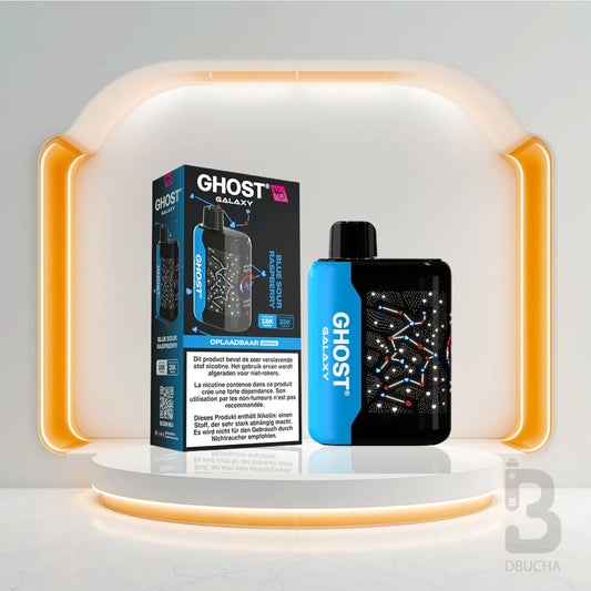 Jednorazówki - E papieros - Polska - Ghost - Galaxy - 25K - Blue Sour Raspberry - Najtańsze