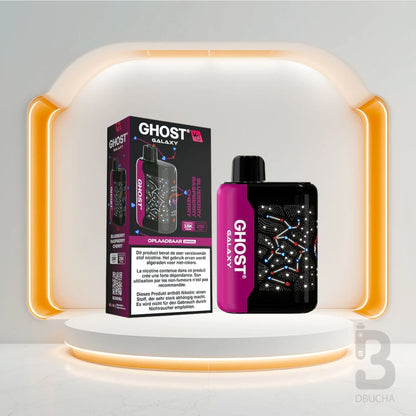 Jednorazówki - E papieros - Polska - Ghost - Galaxy - 25K - Blueberry Raspberry Cherry - Najtańsze