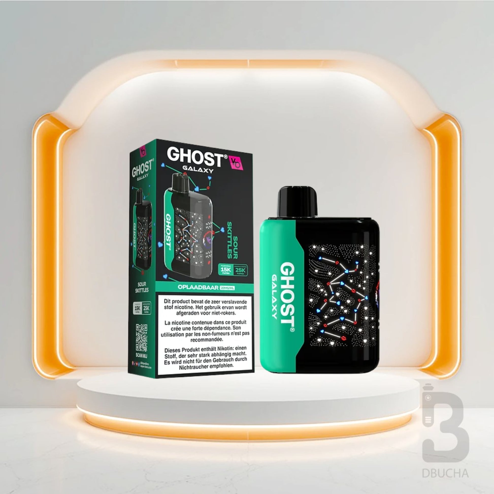 Jednorazówki - E papieros - Polska - Ghost - Galaxy - 25K - Sour Skittles - Najtańsze