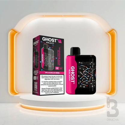 Jednorazówki - E papieros - Polska - Ghost - Galaxy - 25K - Warheads Sour Black Cherry - Najtańsze