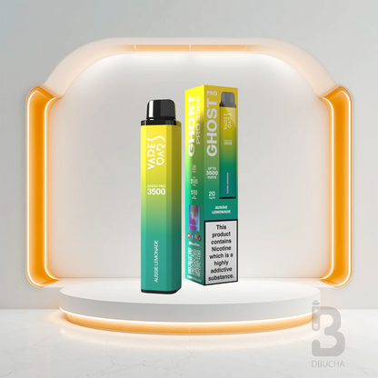 Jednorazówki - E papieros - Polska - Ghost - Pro - 3.5K - Aussie Lemonade - Najtańsze