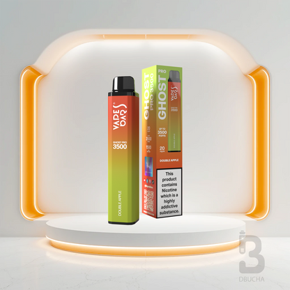 Jednorazówki - E papieros - Polska - Ghost - Pro - 3.5K - Double Apple - Najtańsze