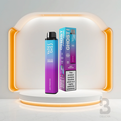 Jednorazówki - E papieros - Polska - Ghost - Pro - 3.5K - Juicy Peach Ice - Najtańsze