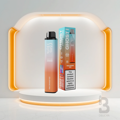 Jednorazówki - E papieros - Polska - Ghost - Pro - 3.5K - Pink Orange Fizz - Najtańsze
