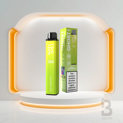 Jednorazówki - E papieros - Polska - Ghost - Pro - 3.5K - Sweet Green Grape - Najtańsze