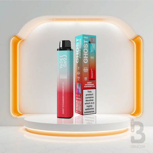 Jednorazówki - E papieros - Polska - Ghost - Pro - 3.5K - Sweet Strawberry Ice - Najtańsze