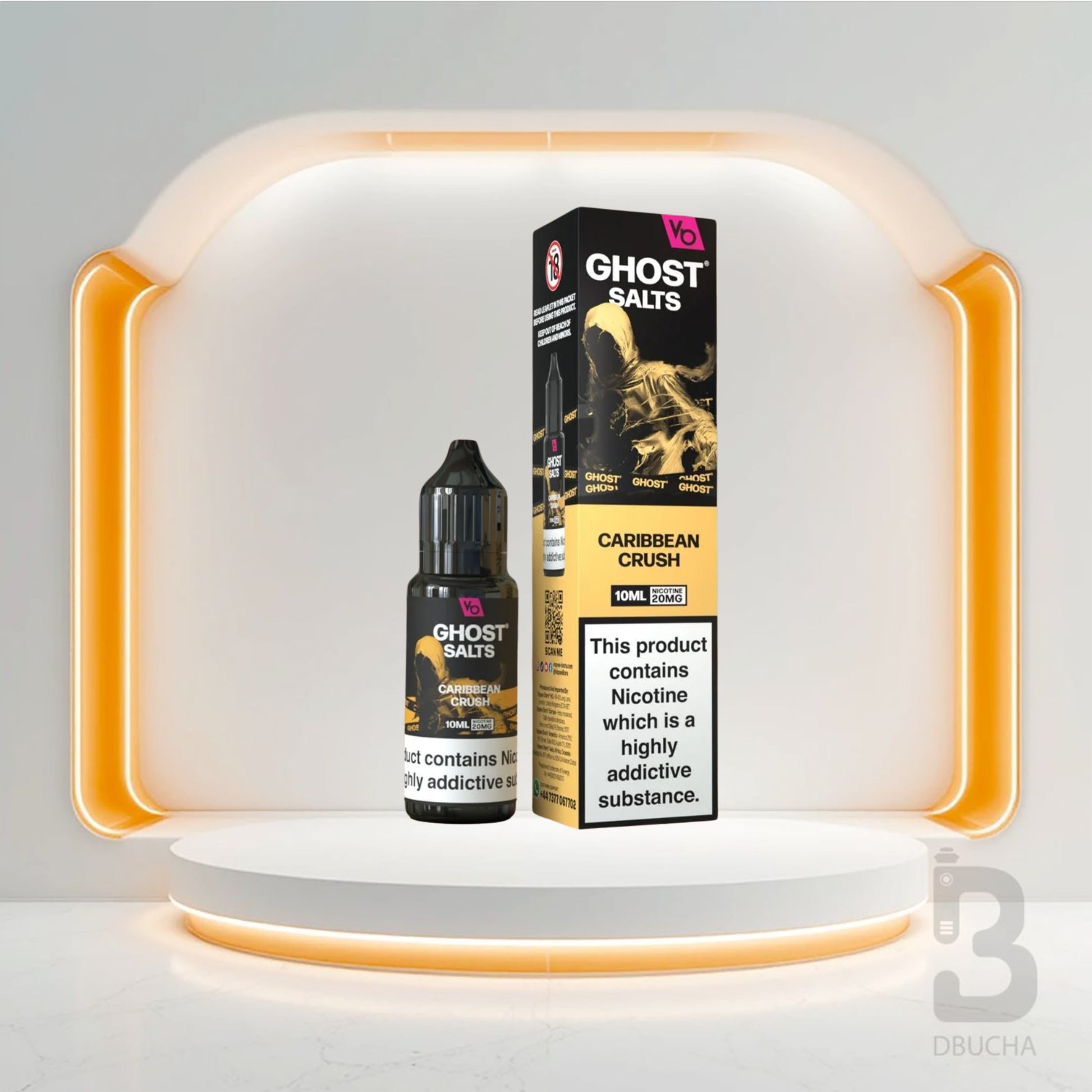 Sól Nikotynowa - E liquid - Polska - Ghost - Salts - 10ml - Caribbean Crush - Najtańsze