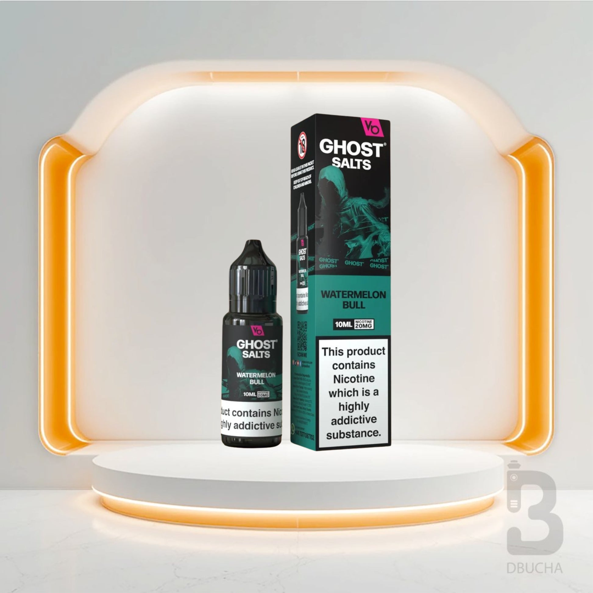 Sól Nikotynowa - E liquid - Polska - Ghost - Salts - 10ml - Watermelon Bull - Najtańsze