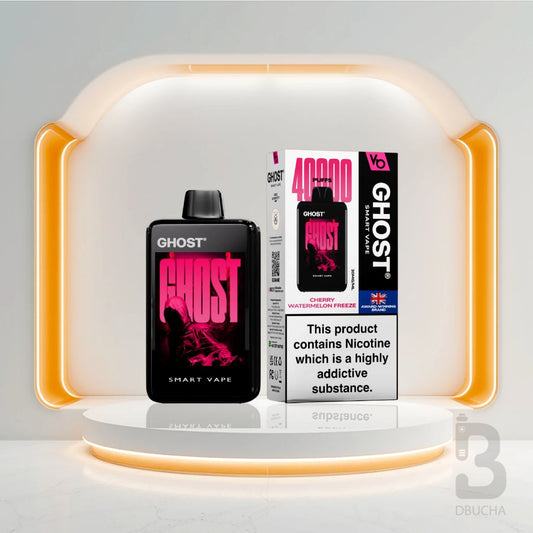 Jednorazówki - E papieros - Polska - Ghost - Smart Vape - 40K - Cherry Watermelon Freeze - Najtańsze