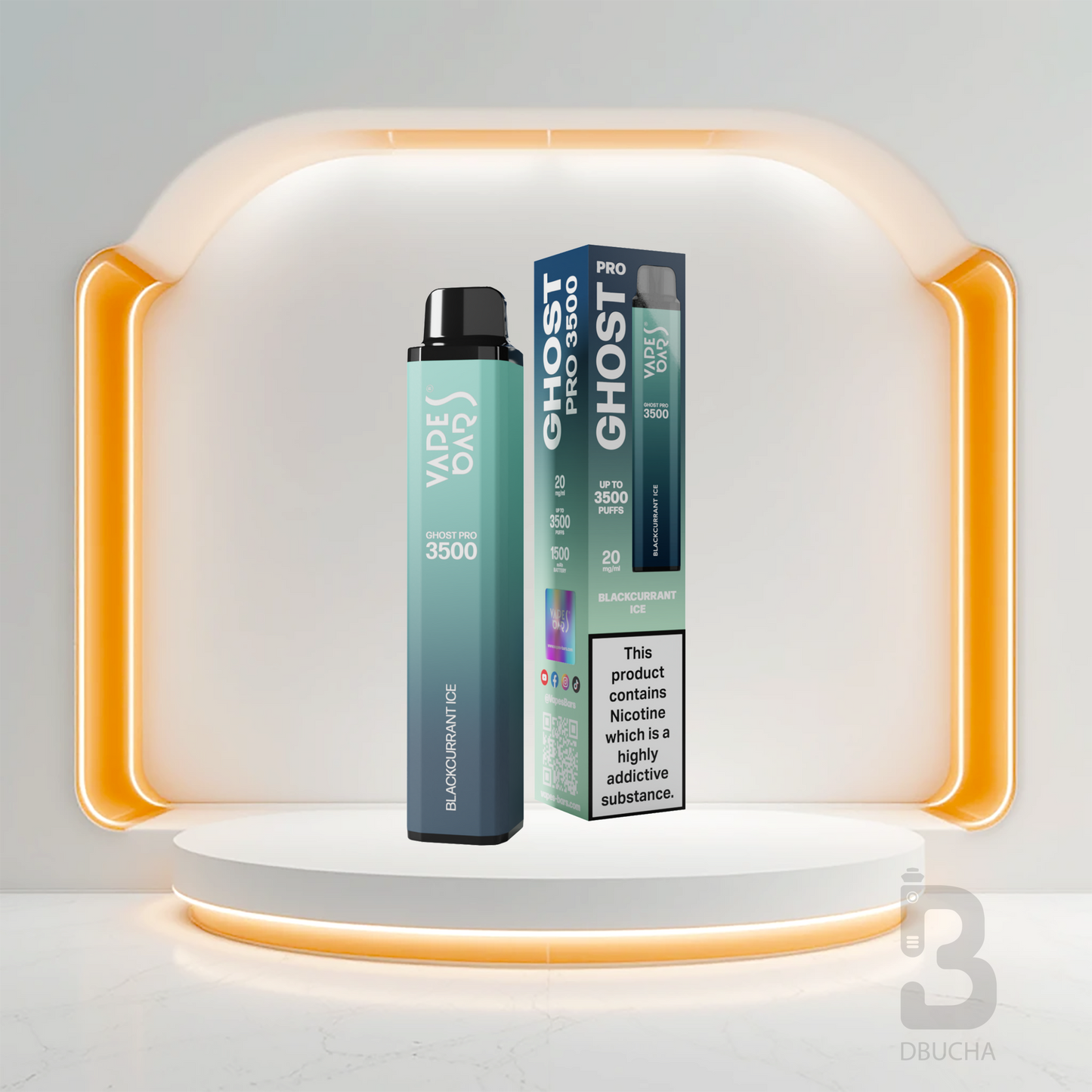 Ghost® Pro 3500 - E-Papieros jednorazowy - 2% Nikotyny