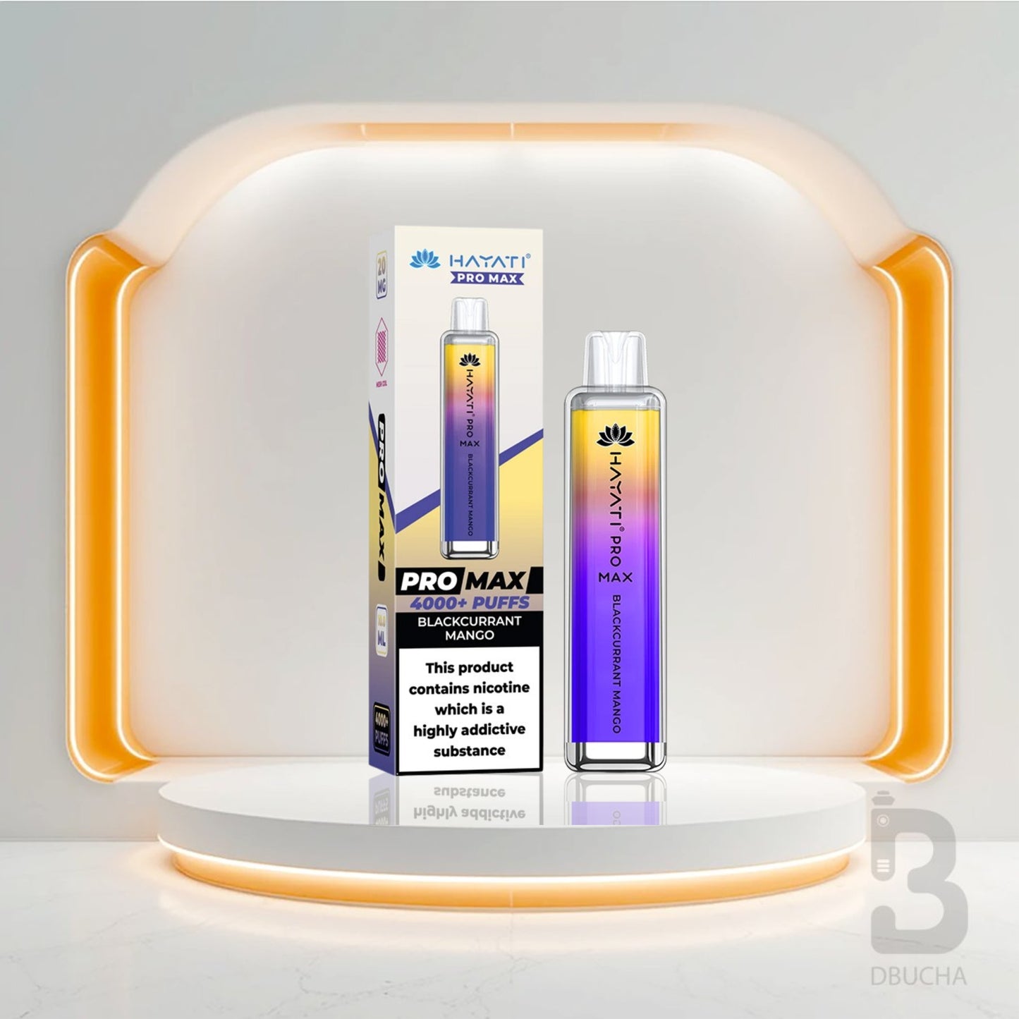 Jednorazówki - E papieros - Polska - Hayati - Pro Max - 4K - Blackcurrant Mango - Najtańsze