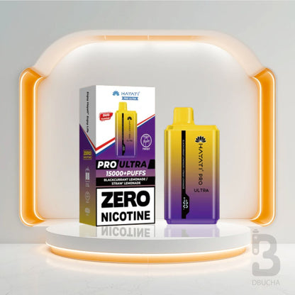 Jednorazówki - E papieros - Polska - Hayati - Pro Ultra - 15K - Blackcurrant Lemonade / Straw Lemonade - 0 Nicotine - Najtańsze