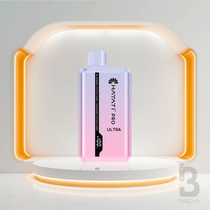 Jednorazówki - E papieros - Polska - Hayati - Pro Ultra - 15K - Blueberry Cotton Candy / Raspberry Cotton Candy - Najtańsze