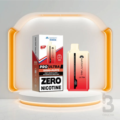 Jednorazówki - E papieros - Polska - Hayati - Pro Ultra - 15K - Fizzy Lemon & Lime / Watermelon Fresh Mint - 0 Nicotine - Najtańsze