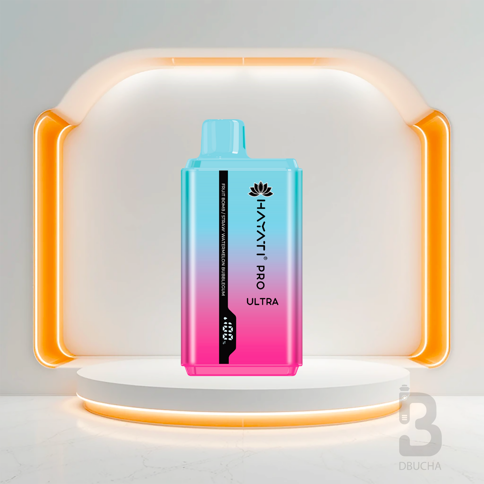 Jednorazówki - E papieros - Polska - Hayati - Pro Ultra - 15K - Fruit Bomb / Straw' Watermelon Bubblegum - Najtańsze