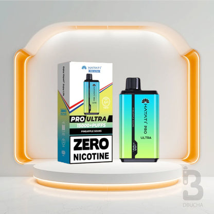 Jednorazówki - E papieros - Polska - Hayati - Pro Ultra - 15K - Pineapple Sours - 0 Nicotine - Najtańsze