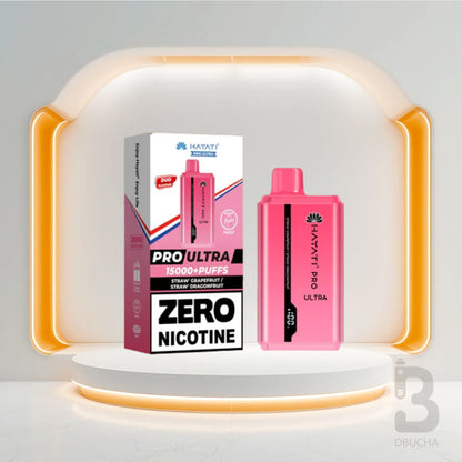 Jednorazówki - E papieros - Polska - Hayati - Pro Ultra - 15K - Straw Grapefruit / Straw Dragonfruit - 0 Nicotine - Najtańsze
