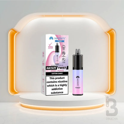 Jednorazówki - E papieros - Polska - Hayati - Twist 5000 - 5K - Cotton Candy - Najtańsze