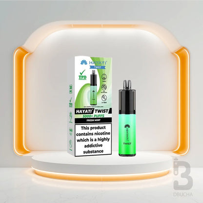 Jednorazówki - E papieros - Polska - Hayati - Twist 5000 - 5K - Fresh Mint - Najtańsze
