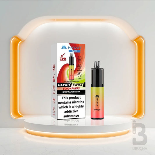 Jednorazówki - E papieros - Polska - Hayati - Twist 5000 - 5K - Kiwi Watermelon - Najtańsze
