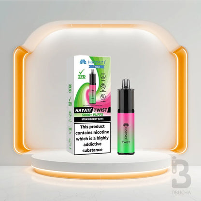 Jednorazówki - E papieros - Polska - Hayati - Twist 5000 - 5K - Strawberry Kiwi - Najtańsze