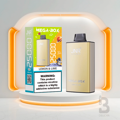 Jednorazówki - E papieros - Polska - JNR - Mega Box - 25K - Lemon & Lime - Najtańsze