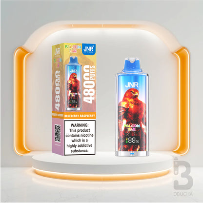 Jednorazówki - E papieros - Polska - JNR - Falcon Bar - 48K - Blueberry Raspberry - Najtańsze