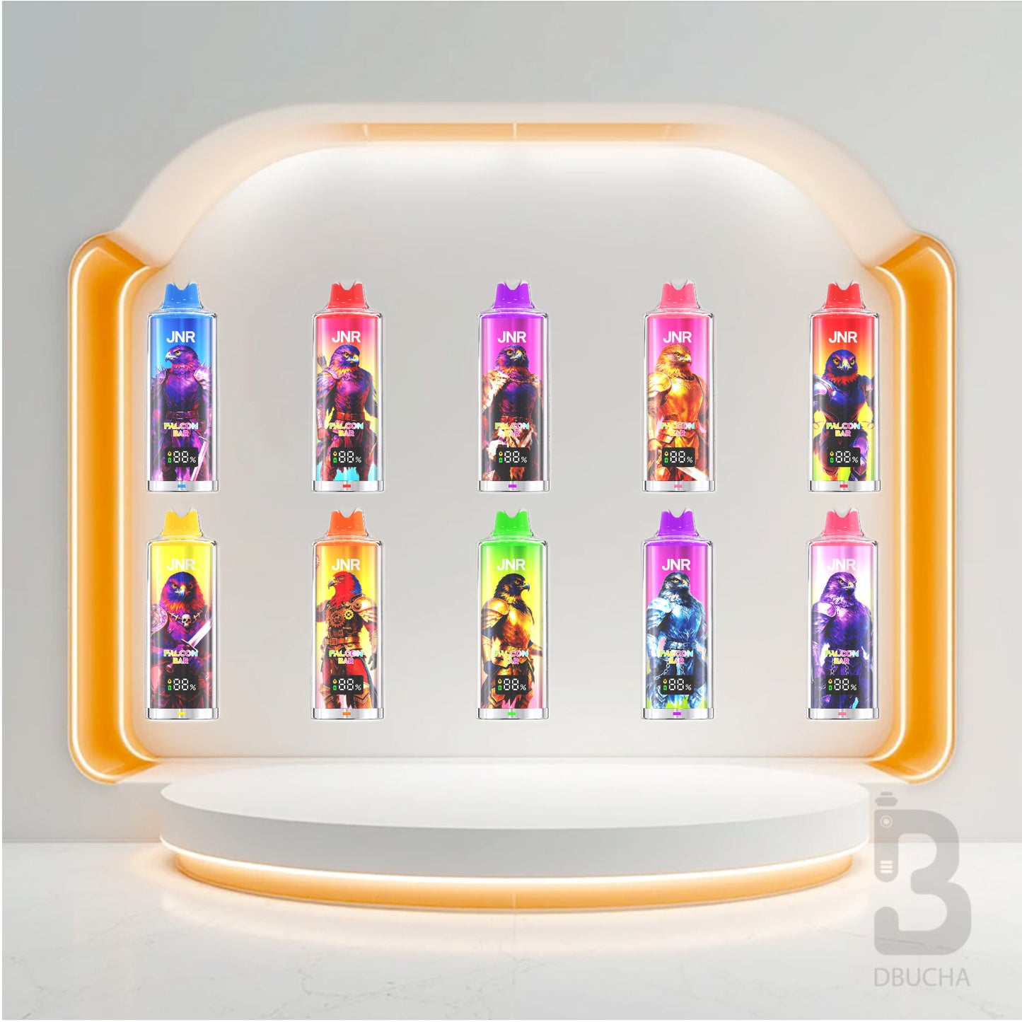 Jednorazówki - E papieros - Polska - JNR - Falcon Bar - 48K - Mix - Najtańsze