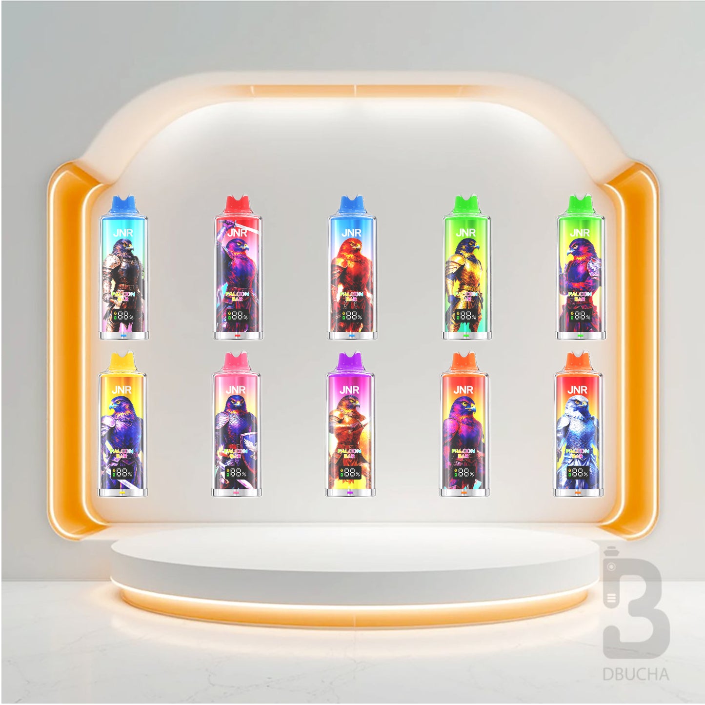 Jednorazówki - E papieros - Polska - JNR - Falcon Bar - 48K - Mix - Najtańsze