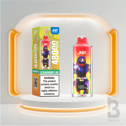Jednorazówki - E papieros - Polska - JNR - Falcon Bar - 48K - Strawberry Ice - Najtańsze