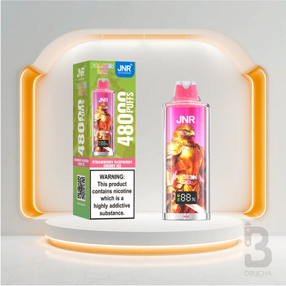 Jednorazówki - E papieros - Polska - JNR - Falcon Bar - 48K - Strawberry Raspberry Cherry Ice - Najtańsze